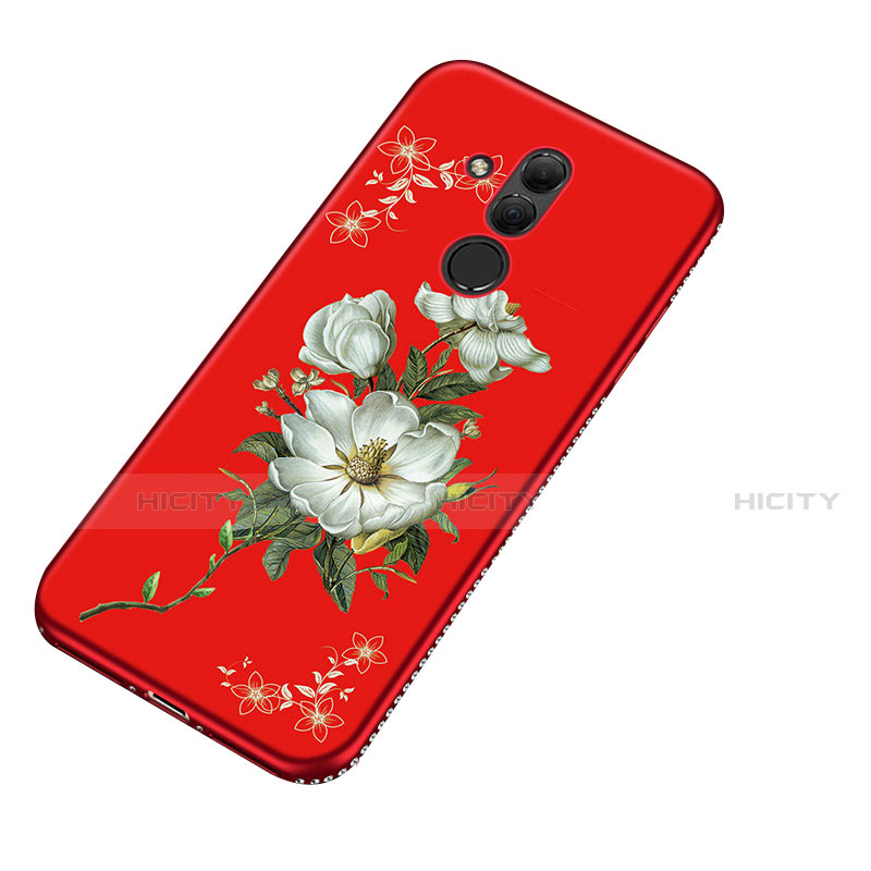 Custodia Silicone Gel Morbida Fiori Cover H01 per Huawei Mate 20 Lite