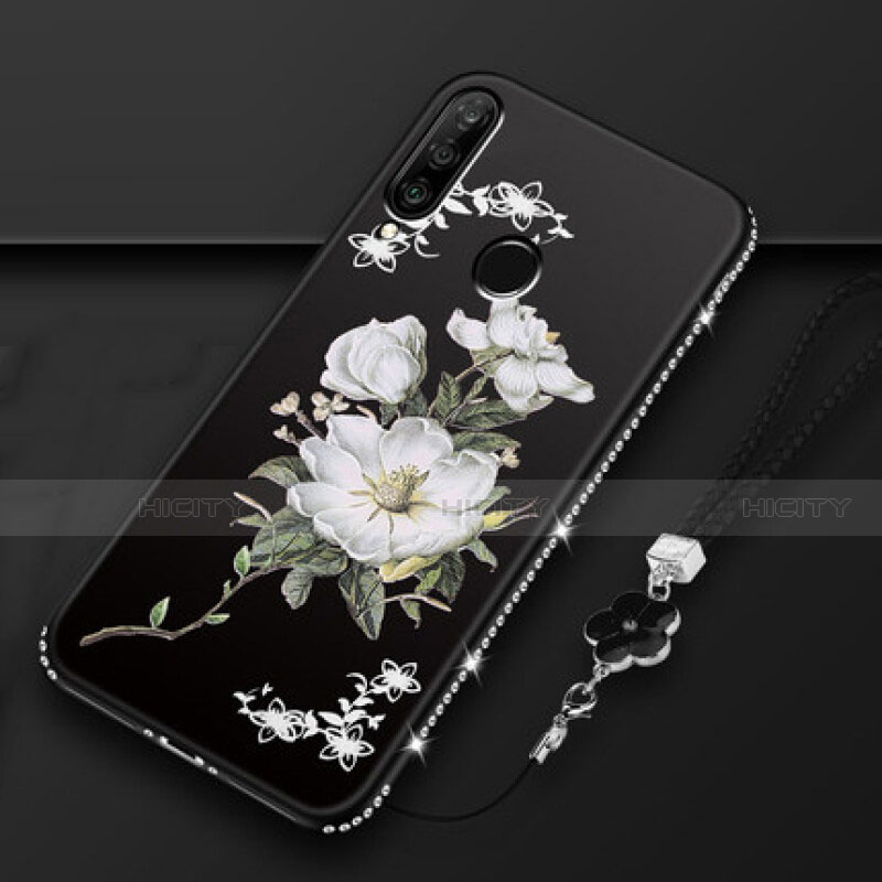 Custodia Silicone Gel Morbida Fiori Cover K01 per Huawei Nova 4e