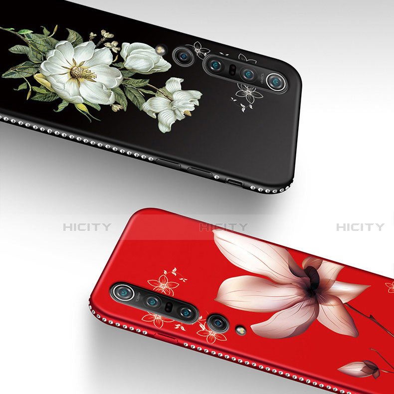 Custodia Silicone Gel Morbida Fiori Cover K01 per Xiaomi Mi 10 Pro