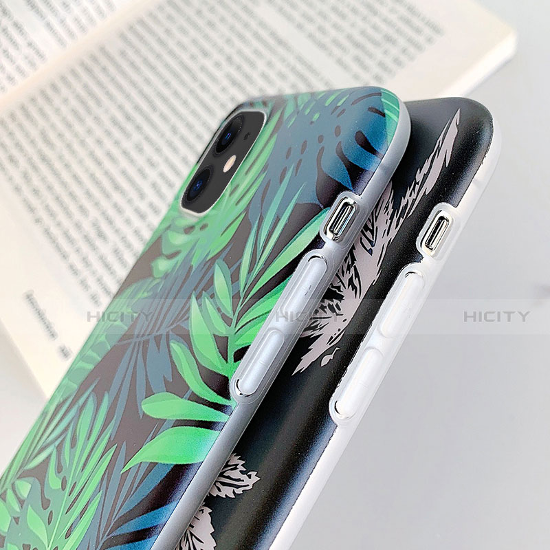 Custodia Silicone Gel Morbida Fiori Cover per Apple iPhone 11