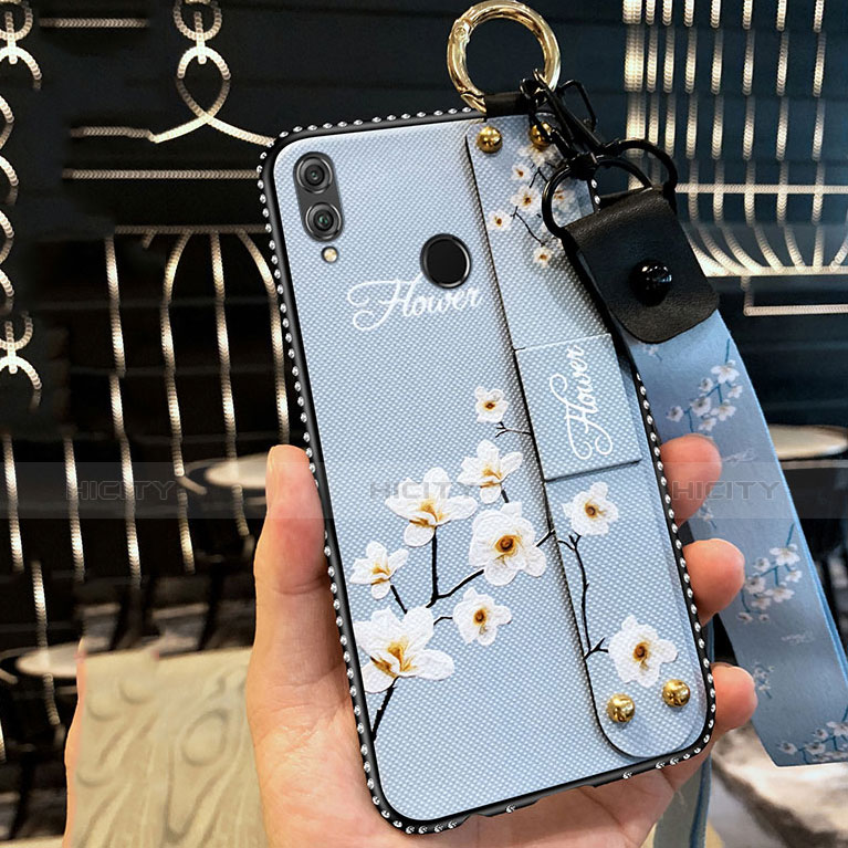 Custodia Silicone Gel Morbida Fiori Cover per Huawei Honor 10 Lite