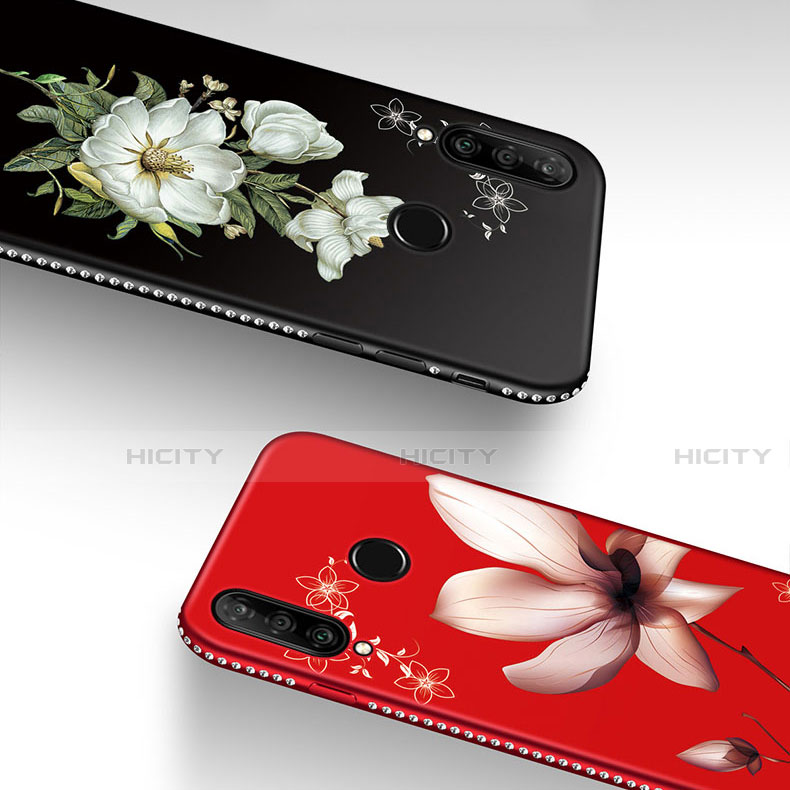 Custodia Silicone Gel Morbida Fiori Cover per Huawei Honor 20i