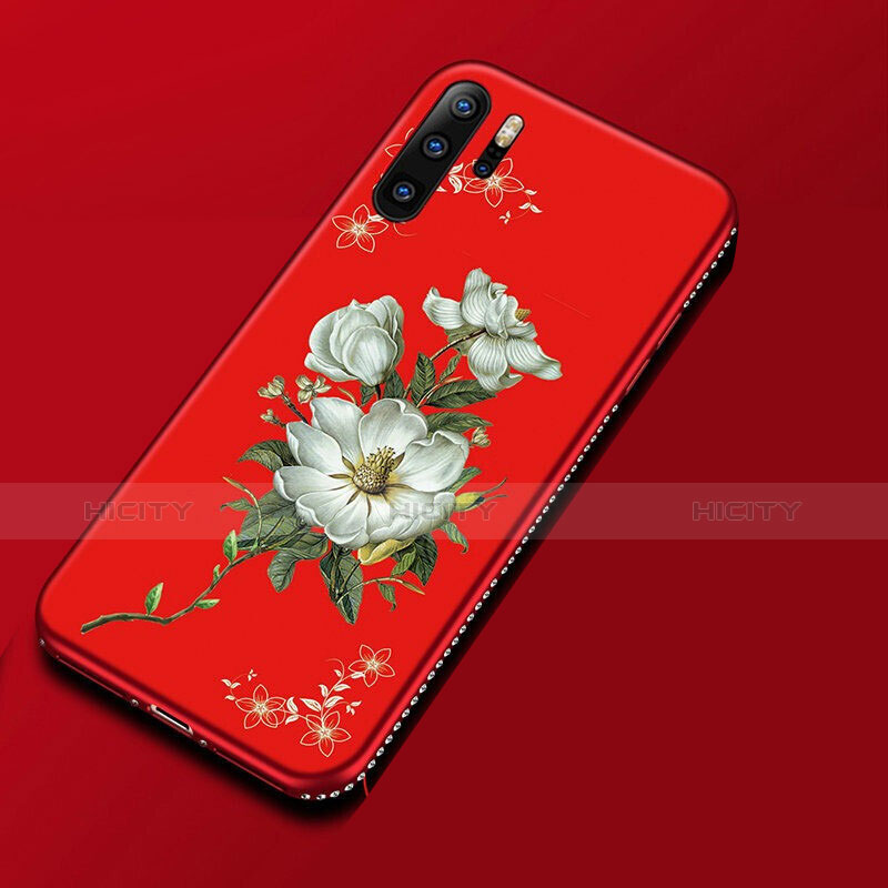 Custodia Silicone Gel Morbida Fiori Cover per Huawei P30 Pro New Edition