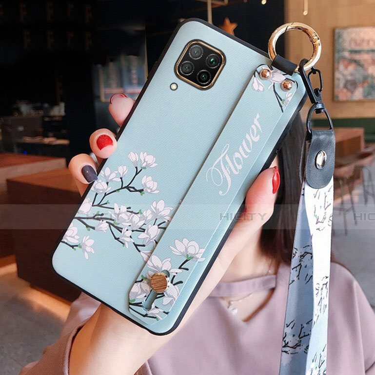 Custodia Silicone Gel Morbida Fiori Cover S02 per Huawei Nova 6 SE