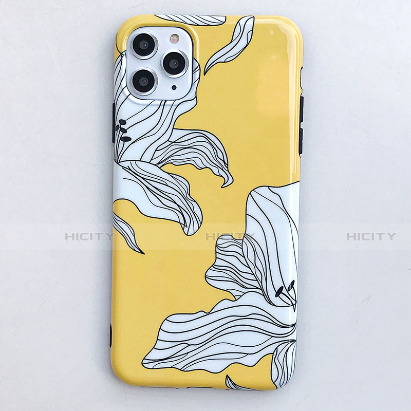 Custodia Silicone Gel Morbida Fiori Cover S03 per Apple iPhone 11 Pro