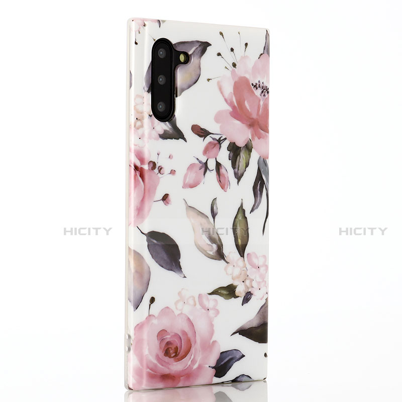 Custodia Silicone Gel Morbida Fiori Cover S03 per Samsung Galaxy Note 10 5G