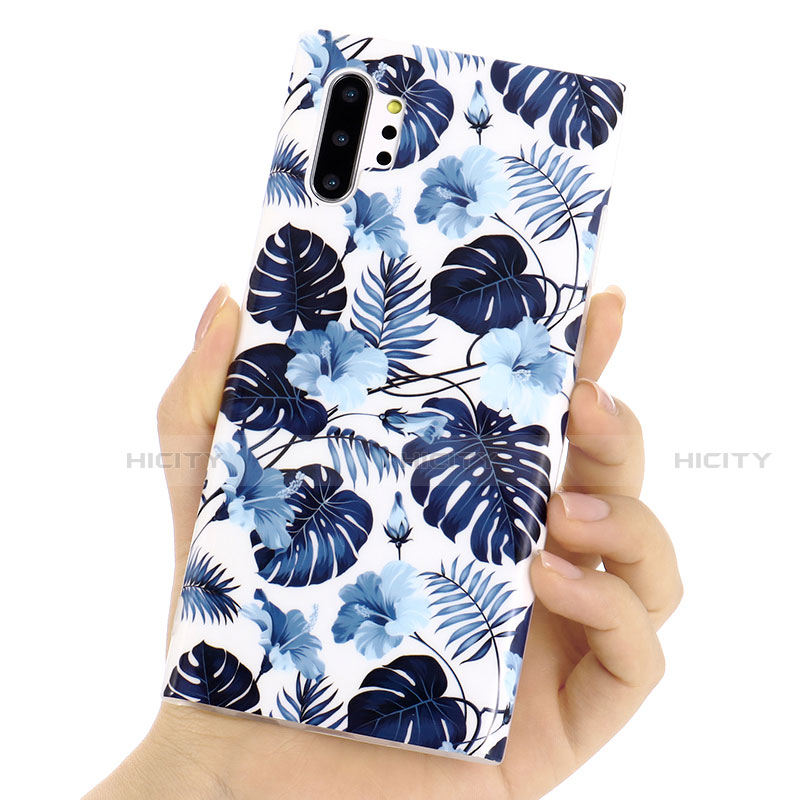 Custodia Silicone Gel Morbida Fiori Cover S03 per Samsung Galaxy Note 10 Plus 5G