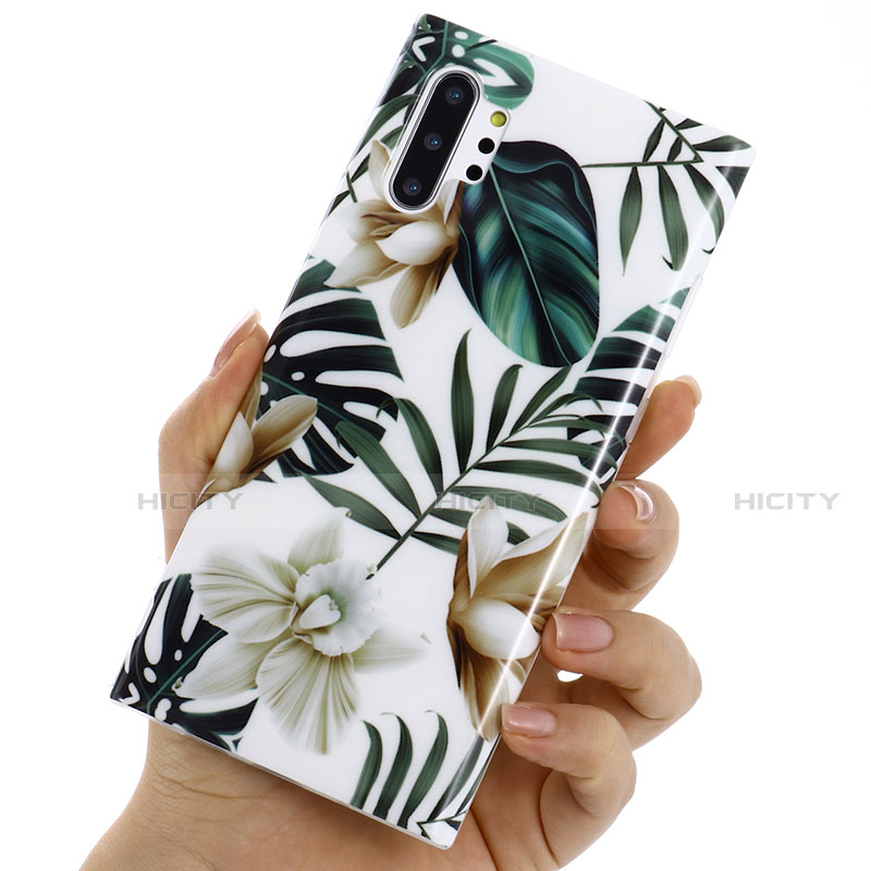 Custodia Silicone Gel Morbida Fiori Cover S03 per Samsung Galaxy Note 10 Plus 5G