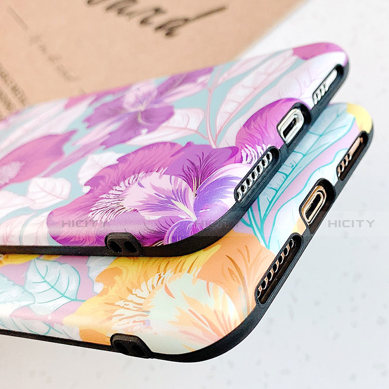 Custodia Silicone Gel Morbida Fiori Cover S04 per Apple iPhone 11