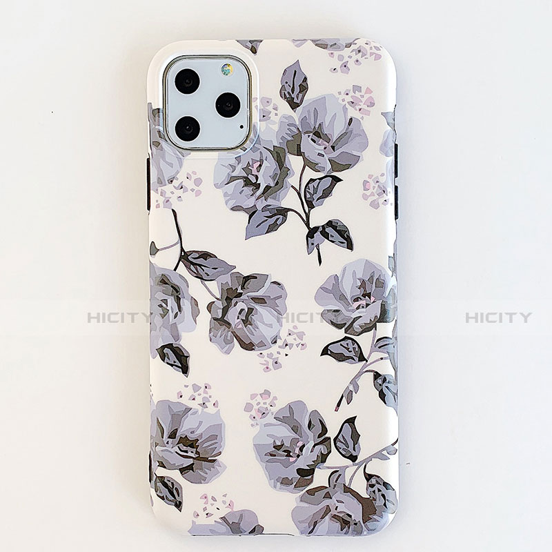 Custodia Silicone Gel Morbida Fiori Cover S07 per Apple iPhone 11 Pro Max