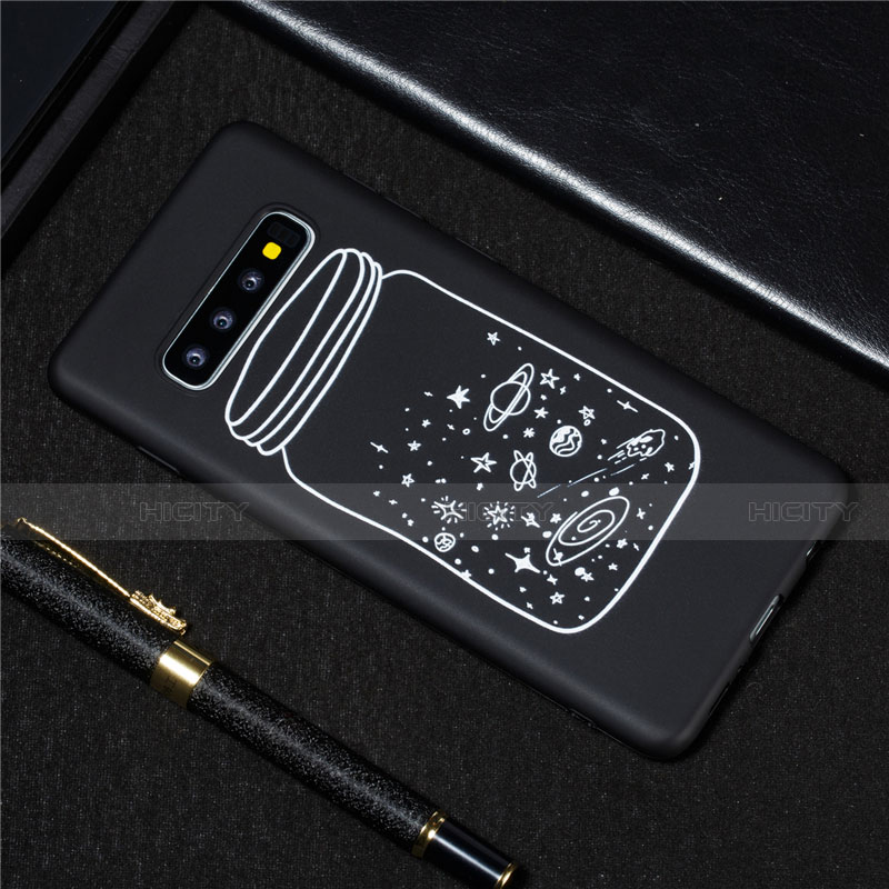 Custodia Silicone Gel Morbida Mistica Luna Stelle Cover per Samsung Galaxy S10 5G