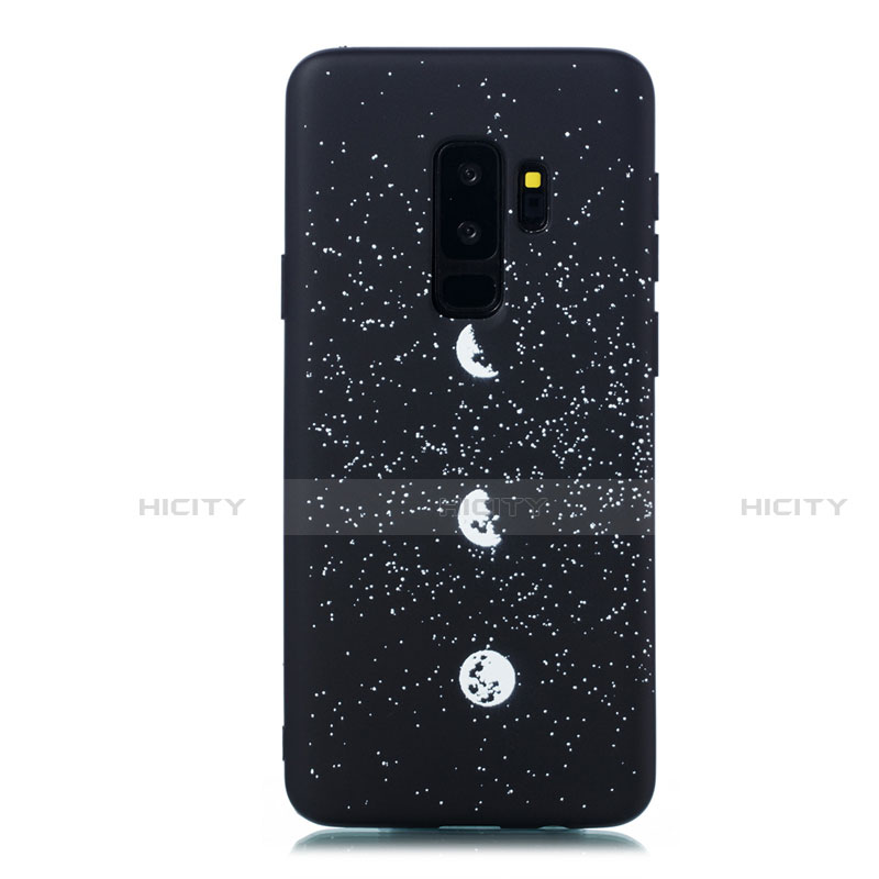 Custodia Silicone Gel Morbida Mistica Luna Stelle Cover per Samsung Galaxy S9 Plus Multicolore