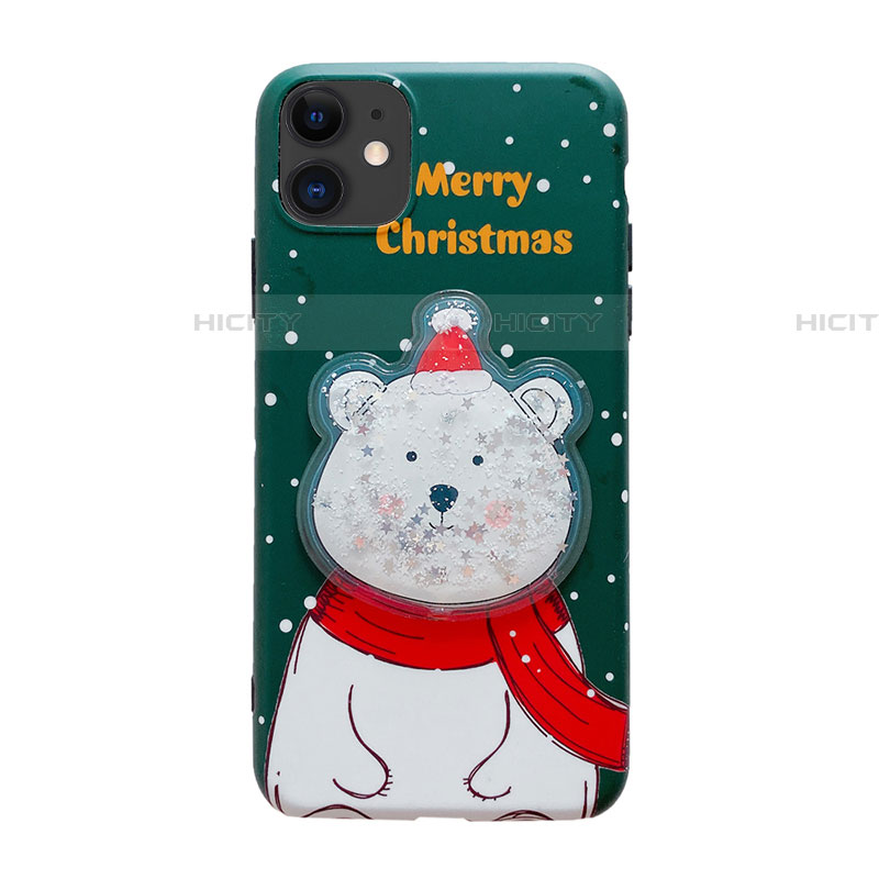 Custodia Silicone Gel Morbida Natale Cover C01 per Apple iPhone 11