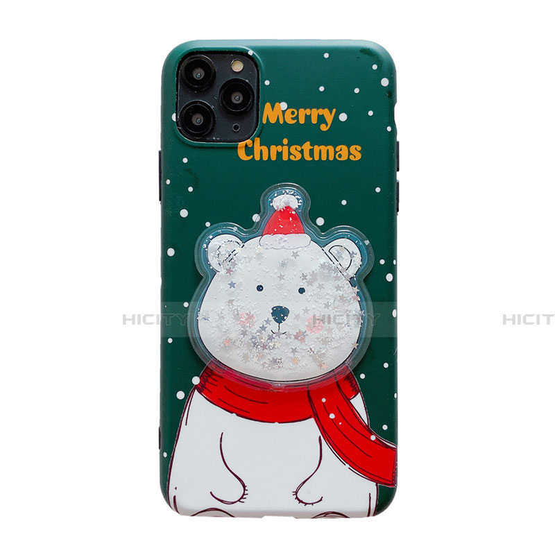 Custodia Silicone Gel Morbida Natale Cover C01 per Apple iPhone 11 Pro Max