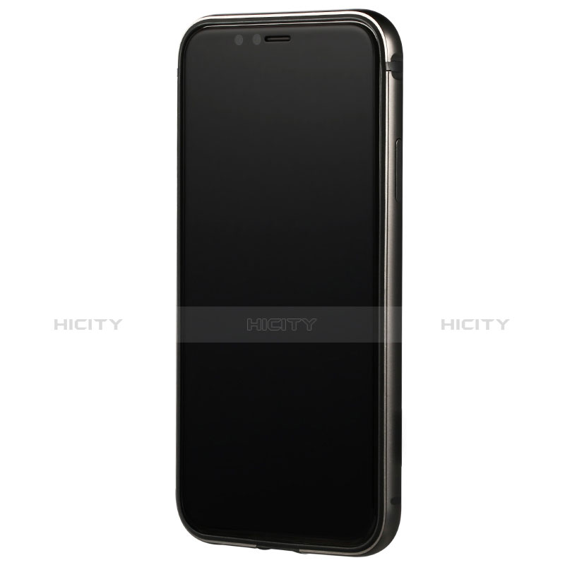 Custodia Silicone Laterale F01 per Apple iPhone Xs Nero