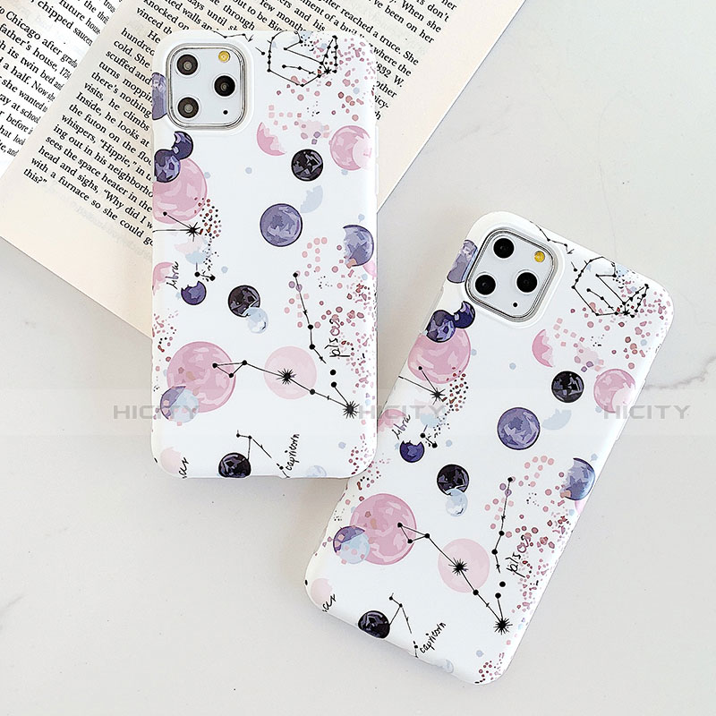 Custodia Silicone Laterale Fantasia Modello Specchio Cover per Apple iPhone 11 Pro Multicolore