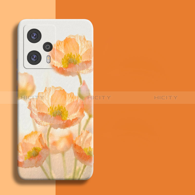 Custodia Silicone Morbida Fiori per Xiaomi Poco F5 5G