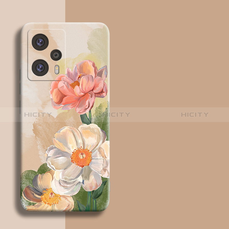 Custodia Silicone Morbida Fiori per Xiaomi Redmi Note 12 Turbo 5G