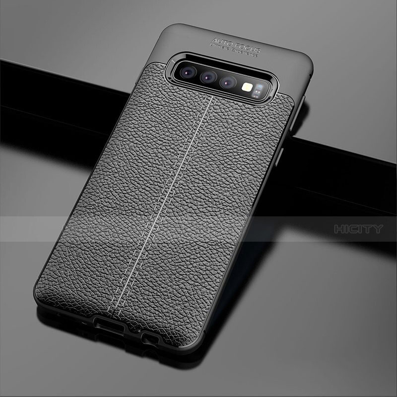 Custodia Silicone Morbida In Pelle Cover A02 per Samsung Galaxy S10