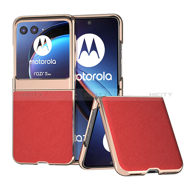 Custodia Silicone Morbida In Pelle Cover B09H per Motorola Moto Razr 40 Ultra 5G