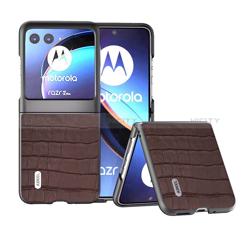 Custodia Silicone Morbida In Pelle Cover B11H per Motorola Moto Razr 40 Ultra 5G