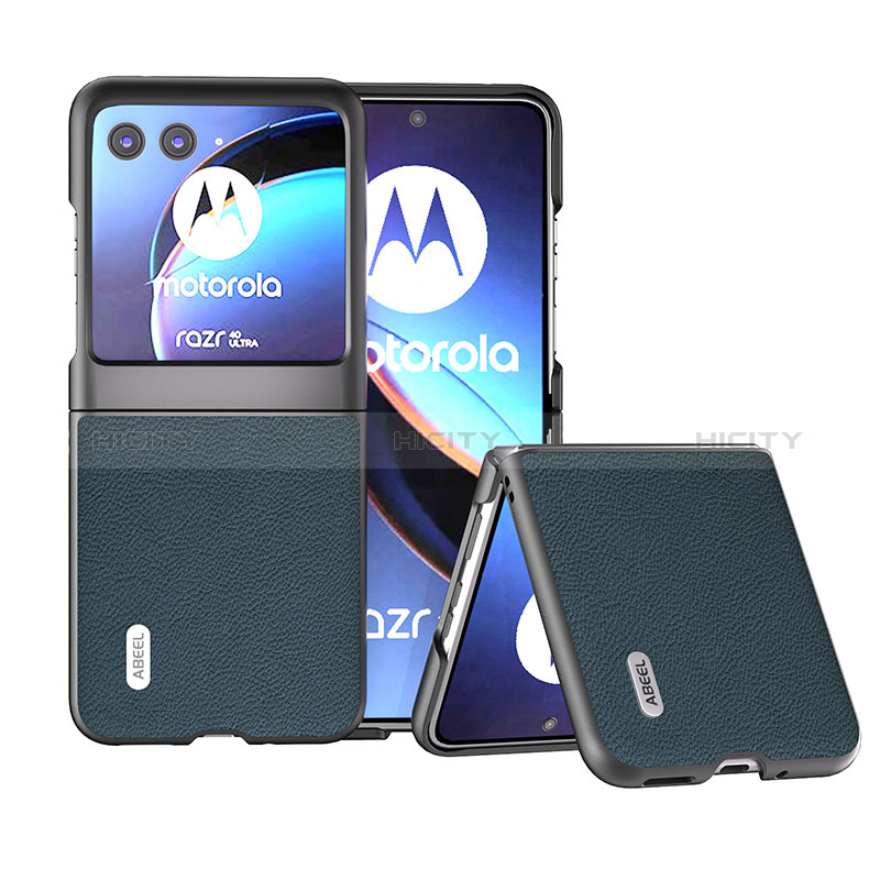 Custodia Silicone Morbida In Pelle Cover B12H per Motorola Moto Razr 40 Ultra 5G