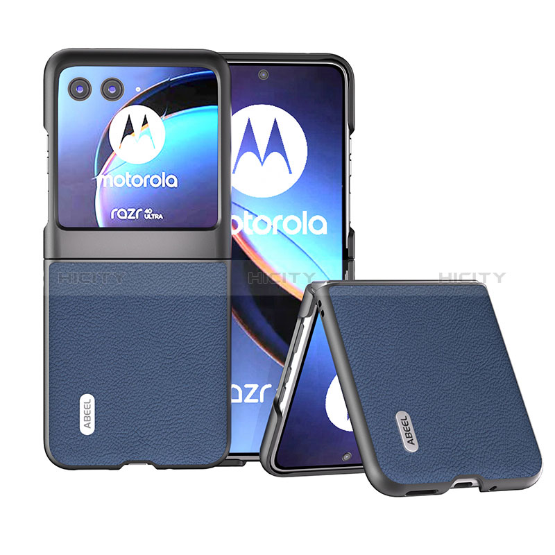 Custodia Silicone Morbida In Pelle Cover B12H per Motorola Moto Razr 40 Ultra 5G