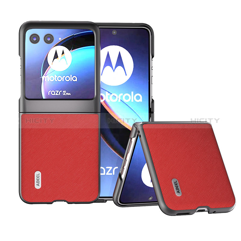 Custodia Silicone Morbida In Pelle Cover B13H per Motorola Moto Razr 40 Ultra 5G