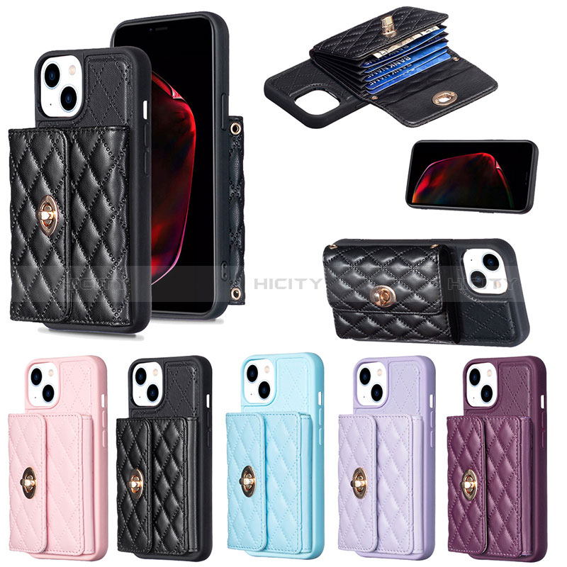 Custodia Silicone Morbida In Pelle Cover BF1 per Apple iPhone 15 Plus