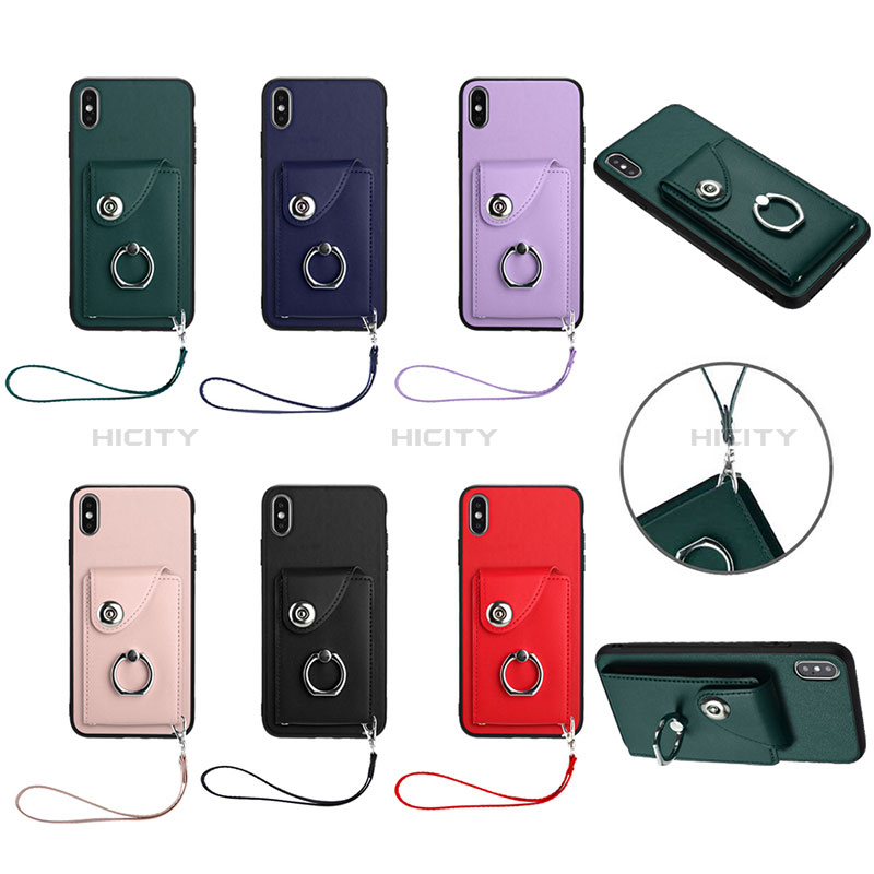 Custodia Silicone Morbida In Pelle Cover BF1 per Apple iPhone Xs