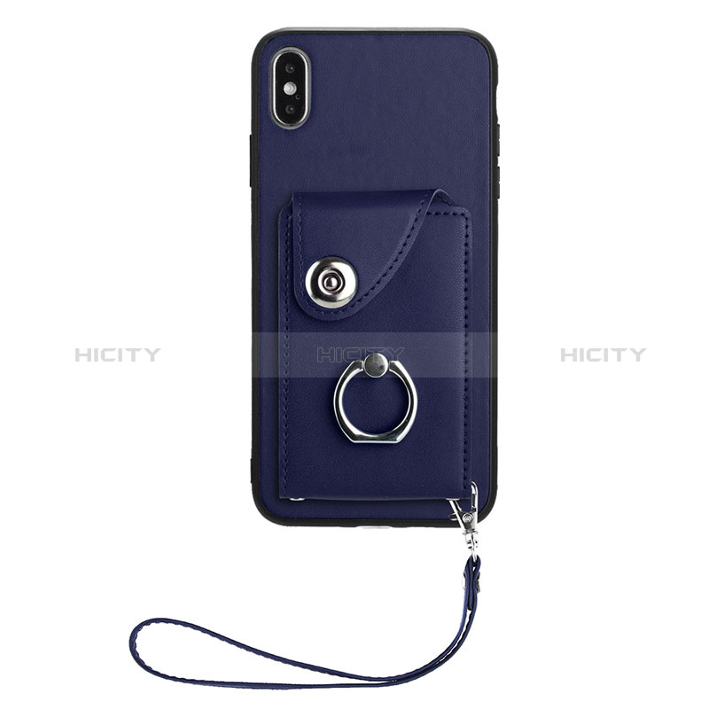 Custodia Silicone Morbida In Pelle Cover BF1 per Apple iPhone Xs