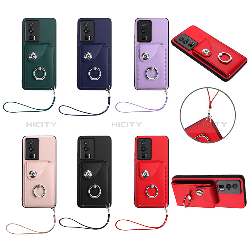 Custodia Silicone Morbida In Pelle Cover BF1 per Xiaomi Redmi K60 Pro 5G