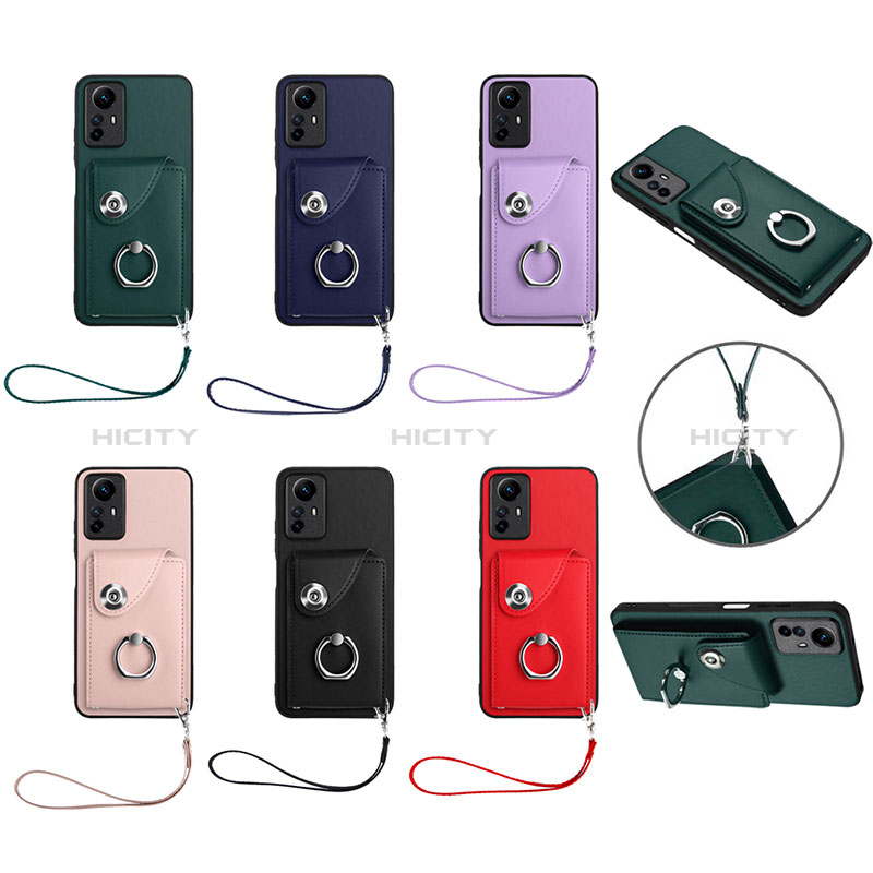 Custodia Silicone Morbida In Pelle Cover BF1 per Xiaomi Redmi Note 12S