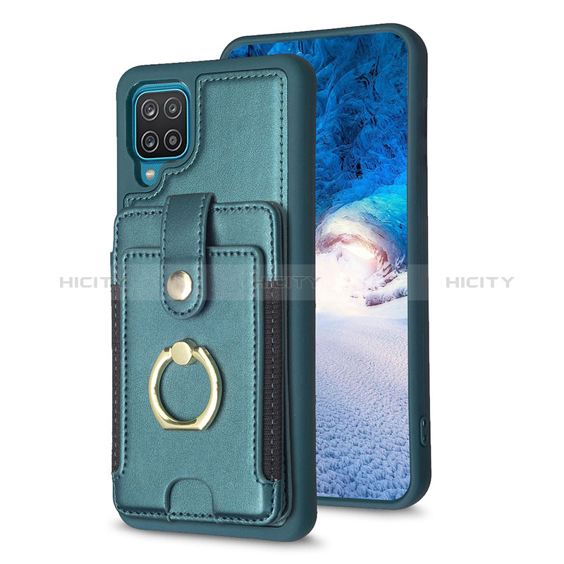 Custodia Silicone Morbida In Pelle Cover BF2 per Samsung Galaxy A12