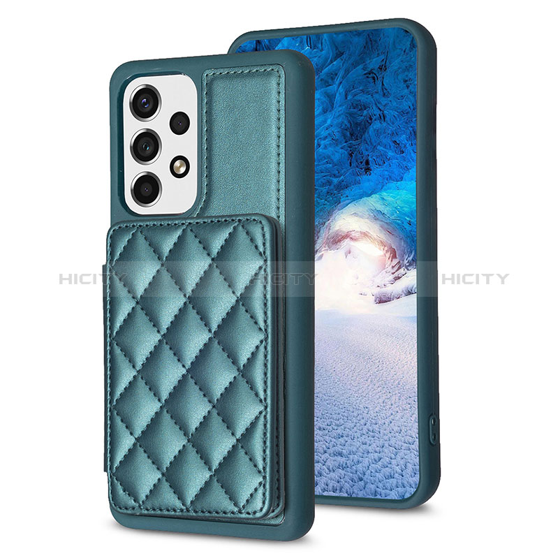 Custodia Silicone Morbida In Pelle Cover BF2 per Samsung Galaxy A53 5G