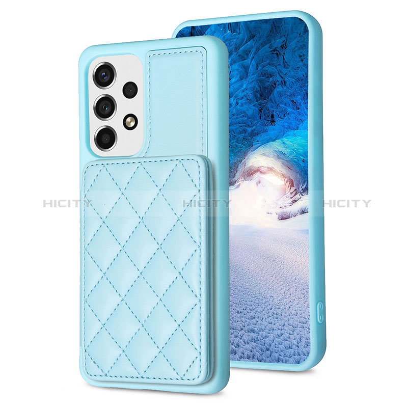 Custodia Silicone Morbida In Pelle Cover BF2 per Samsung Galaxy A53 5G