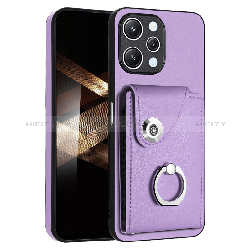 Custodia Silicone Morbida In Pelle Cover BF2 per Xiaomi Poco M6 Pro 5G