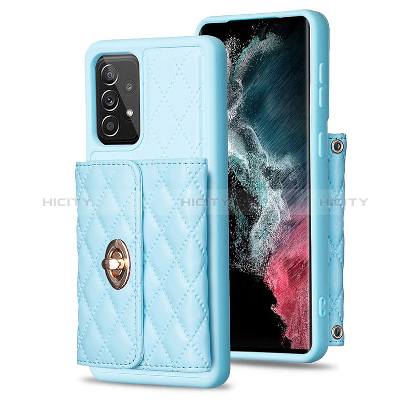 Custodia Silicone Morbida In Pelle Cover BF3 per Samsung Galaxy A52 5G