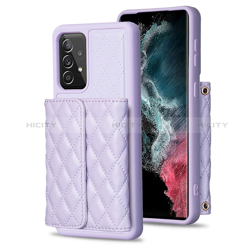 Custodia Silicone Morbida In Pelle Cover BF4 per Samsung Galaxy A52s 5G