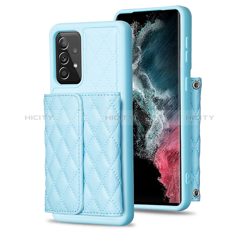 Custodia Silicone Morbida In Pelle Cover BF4 per Samsung Galaxy A52s 5G