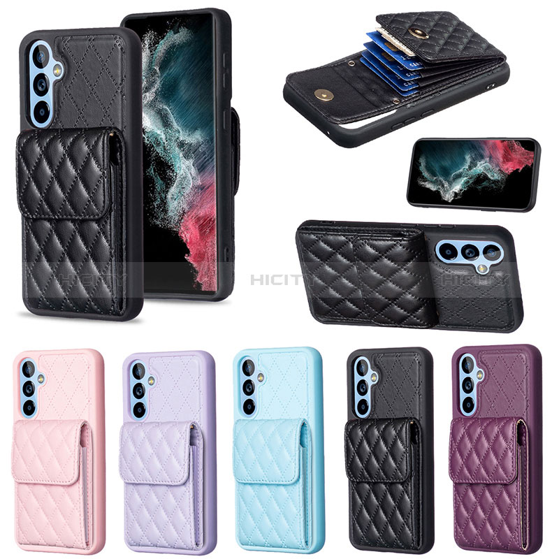 Custodia Silicone Morbida In Pelle Cover BF4 per Samsung Galaxy A54 5G