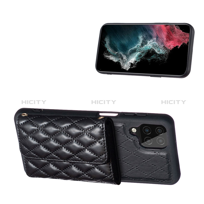 Custodia Silicone Morbida In Pelle Cover BF5 per Samsung Galaxy A12 5G
