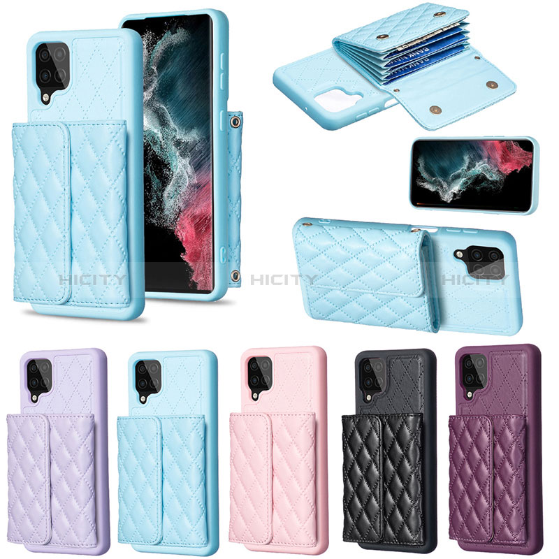 Custodia Silicone Morbida In Pelle Cover BF5 per Samsung Galaxy A12