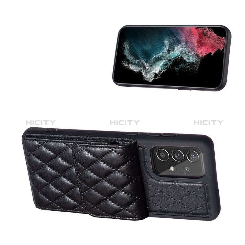 Custodia Silicone Morbida In Pelle Cover BF6 per Samsung Galaxy A52 4G
