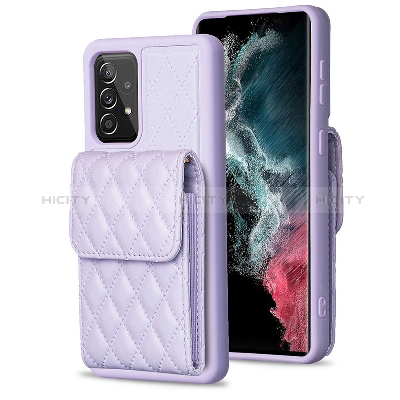 Custodia Silicone Morbida In Pelle Cover BF6 per Samsung Galaxy A52s 5G