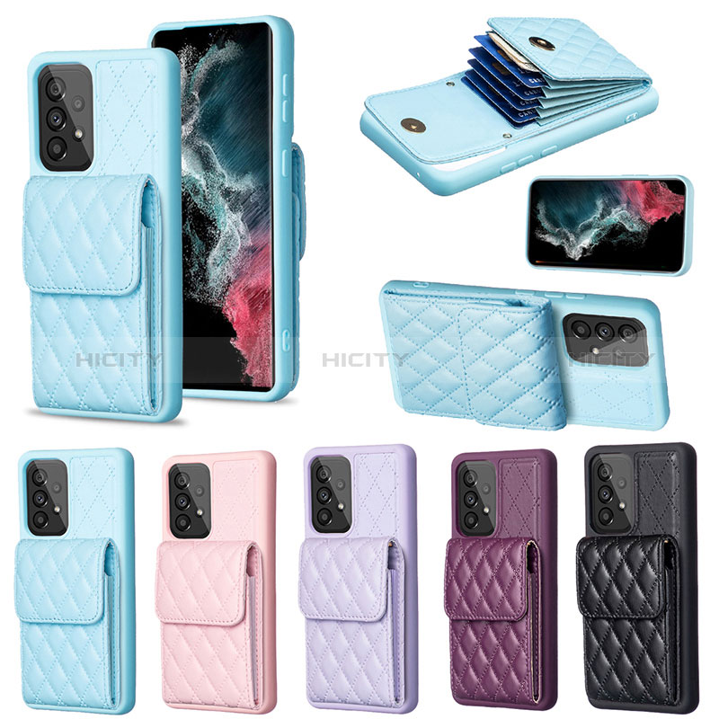 Custodia Silicone Morbida In Pelle Cover BF6 per Samsung Galaxy A53 5G