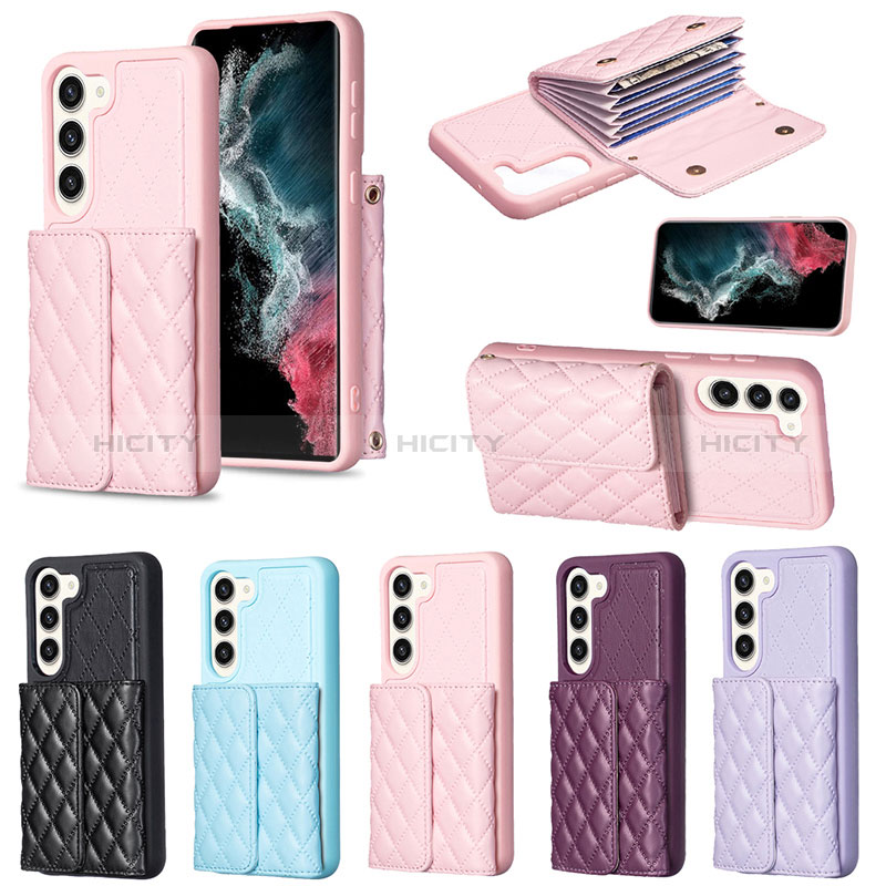 Custodia Silicone Morbida In Pelle Cover BF6 per Samsung Galaxy S22 Plus 5G