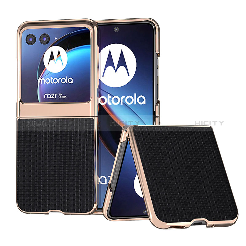 Custodia Silicone Morbida In Pelle Cover BH10 per Motorola Moto Razr 40 Ultra 5G