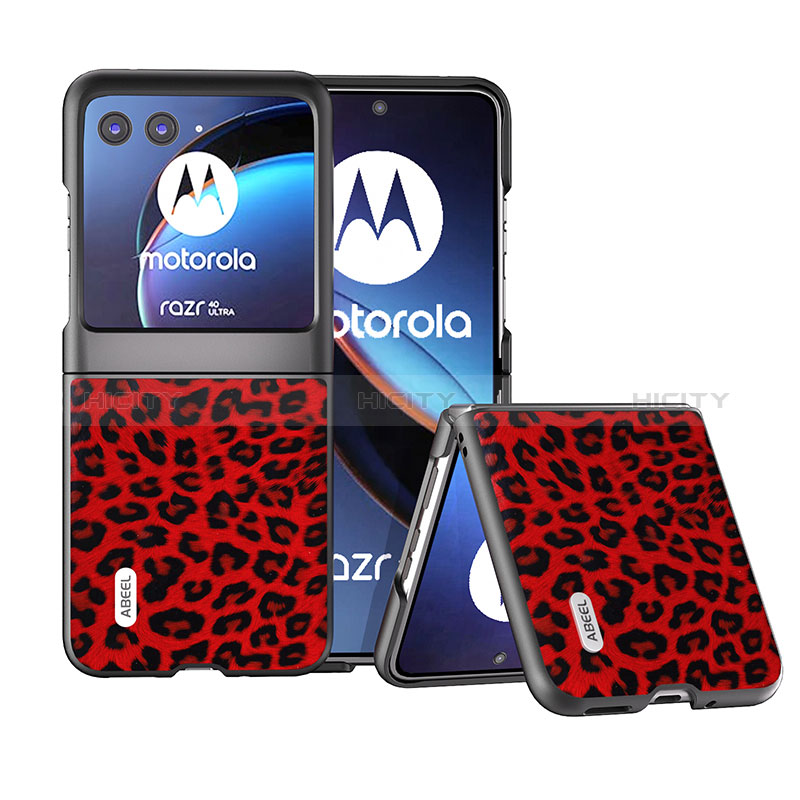 Custodia Silicone Morbida In Pelle Cover BH2 per Motorola Moto Razr 40 Ultra 5G