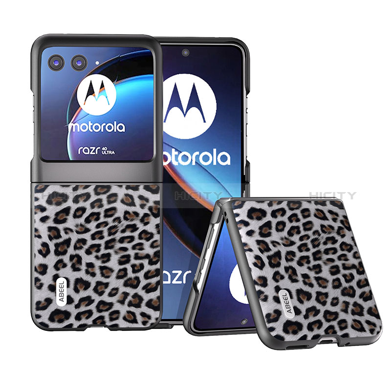 Custodia Silicone Morbida In Pelle Cover BH2 per Motorola Moto Razr 40 Ultra 5G